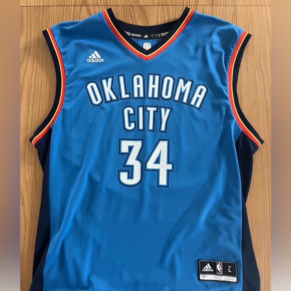 adidas Other - Authentic OKC Thunder Jersey